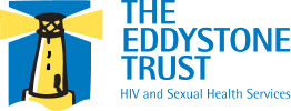 The Eddystone trust HIV and sexual health services logo